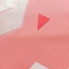 名古屋帯 六通柄 正絹 花柄 名古屋仕立て 一部しつけ糸付き ピンク_画像11