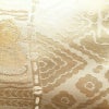 袋帯 六通柄 フォーマル用 正絹 風景柄 箔 ベージュ_画像3