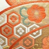 袋帯 六通柄 フォーマル用 正絹 古典柄 箔 菊 波 クリーム_画像5