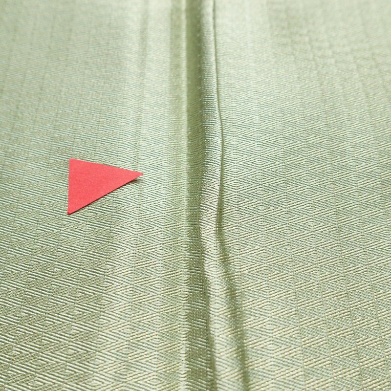 袋帯 太鼓柄 フォーマル用 正絹 古典柄 金糸 緑・うぐいす色_画像17