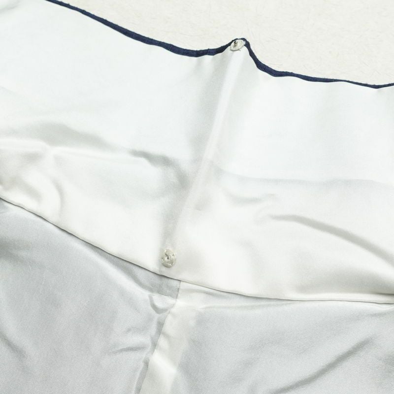 紬 正絹 縞柄・線柄 袷仕立て 身丈163.5cm 裄丈66.5cm 紬着物 青・紺_画像19