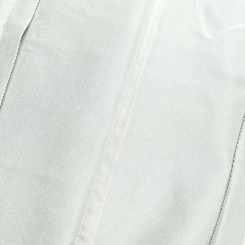 紬 良品 しつけ糸付き 正絹 幾何学柄・抽象柄 袷仕立て 身丈160.5cm 裄丈63.5cm 紬着物 青・紺_画像17