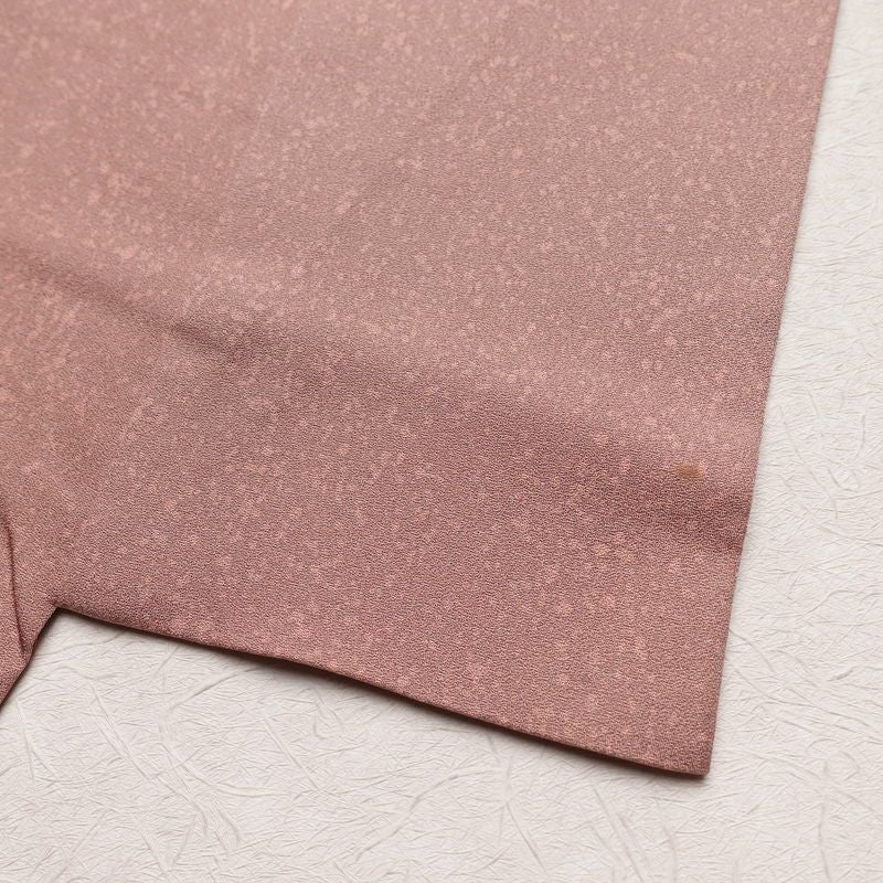 訪問着 正絹 古典柄 袷仕立て 身丈167cm 裄丈70cm 箔 刺繍 金彩 着物 フォーマル 小豆・エンジ_画像10