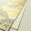 袋帯 六通柄 平安蒔絵 フォーマル用 正絹 古典柄 箔 ベージュ_画像7