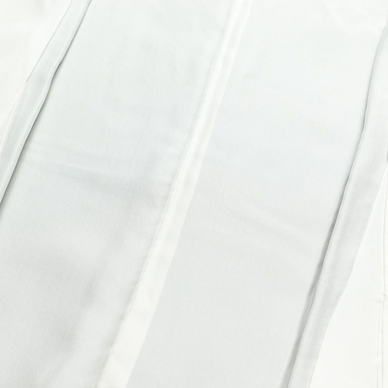 小紋 しつけ糸付き 縮緬 正絹 花柄 袷仕立て 身丈159.5cm 裄丈65.5cm 小紋着物 多色使い_画像17