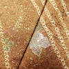 付け下げ 絞り 正絹 古典柄 袷仕立て 身丈167cm 裄丈69cm 箔 刺繍 金彩 フォーマル 附下 着物 茶_画像7