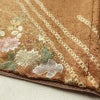 付け下げ 絞り 正絹 古典柄 袷仕立て 身丈167cm 裄丈69cm 箔 刺繍 金彩 フォーマル 附下 着物 茶_画像10