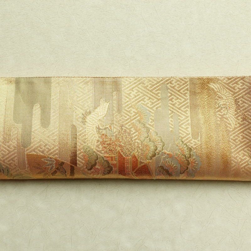 袋帯 六通柄 良品 フォーマル用 正絹 古典柄 金・銀_画像16