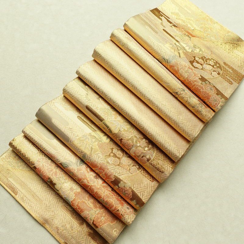 袋帯 六通柄 良品 フォーマル用 正絹 古典柄 金・銀_画像20