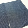 紬 しつけ糸付き 正絹 縞柄・線柄 袷仕立て 身丈161cm 裄丈64cm 青・紺_画像12