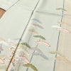 訪問着 正絹 古典柄 袷仕立て 身丈162cm 裄丈67.5cm 金彩 松 緑・うぐいす色_画像5