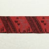 名古屋帯 六通柄 正絹 幾何学柄・抽象柄 名古屋仕立て 赤・朱_画像13