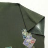 付け下げ 良品 縮緬 正絹 古典柄 袷仕立て 身丈159cm 裄丈66.5cm 附下 着物 緑・うぐいす色_画像13