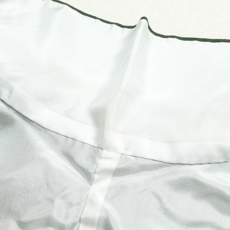 付け下げ 良品 縮緬 正絹 古典柄 袷仕立て 身丈159cm 裄丈66.5cm 附下 着物 緑・うぐいす色_画像17