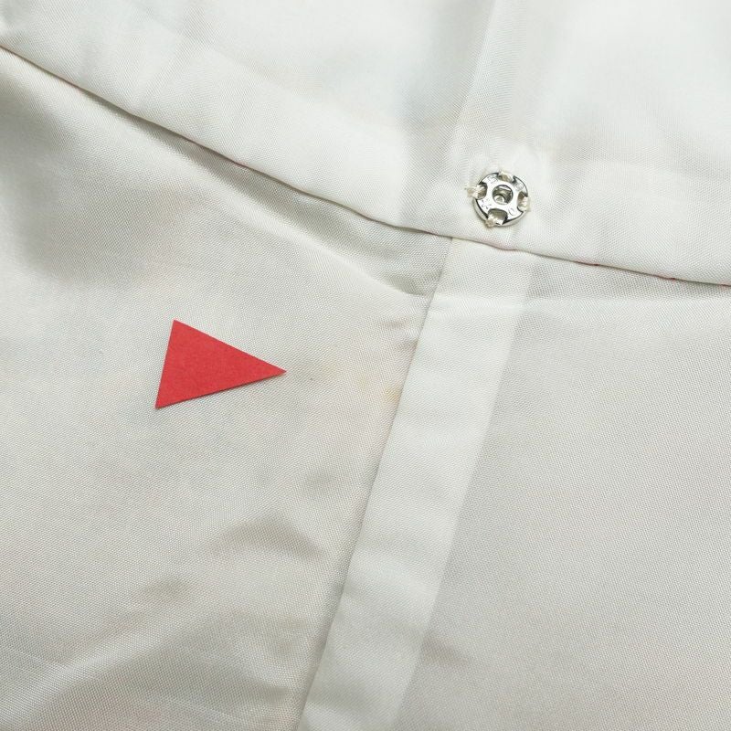 小紋 良品 縮緬 総柄 正絹 幾何学柄・抽象柄 袷仕立て 身丈161cm 裄丈64.5cm 小紋着物 多色使い_画像18