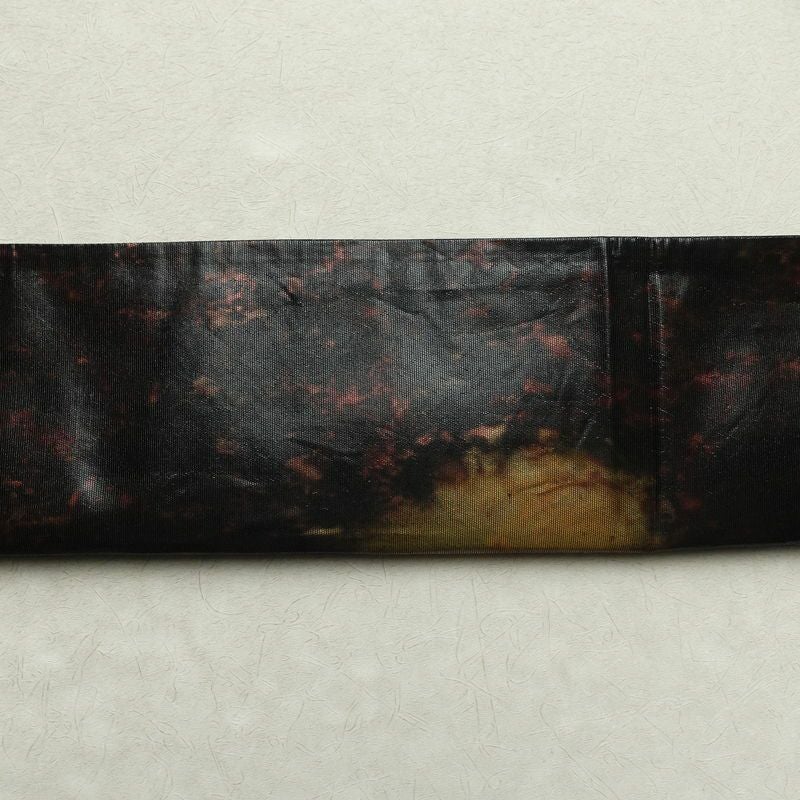 袋帯 六通柄 フォーマル用 正絹 幾何学柄・抽象柄 袷仕立て 箔 茶_画像14