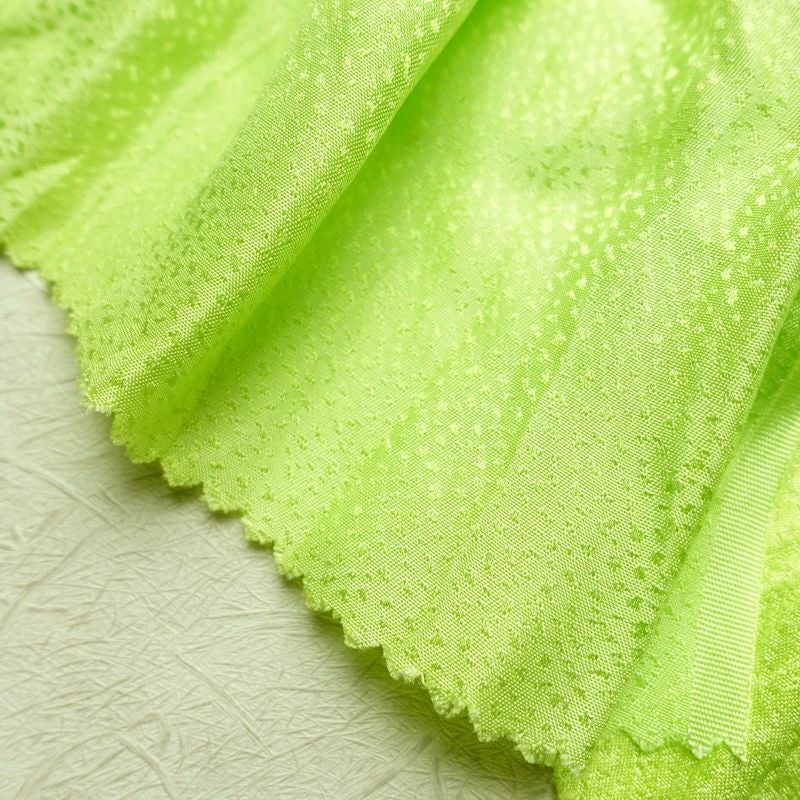 帯揚げ 良品 絞り 正絹 花柄 緑・うぐいす色_画像5