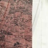 紬 良品 小紋柄 正絹 風景柄 袷仕立て 身丈159.5cm 裄丈64cm ピンク_画像16