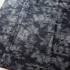 紬 しつけ糸付き 正絹 風景柄 袷仕立て 身丈156cm 裄丈64cm 青・紺_画像4