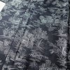 紬 しつけ糸付き 正絹 風景柄 袷仕立て 身丈156cm 裄丈64cm 青・紺_画像5