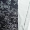 紬 しつけ糸付き 正絹 風景柄 袷仕立て 身丈156cm 裄丈64cm 青・紺_画像16