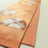袋帯 六通柄 良品 フォーマル用 正絹 花柄 橙_画像8