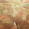 袋帯 太鼓柄 良品 正絹 人物・動物柄 箔 フォーマル 小豆・エンジ_画像5