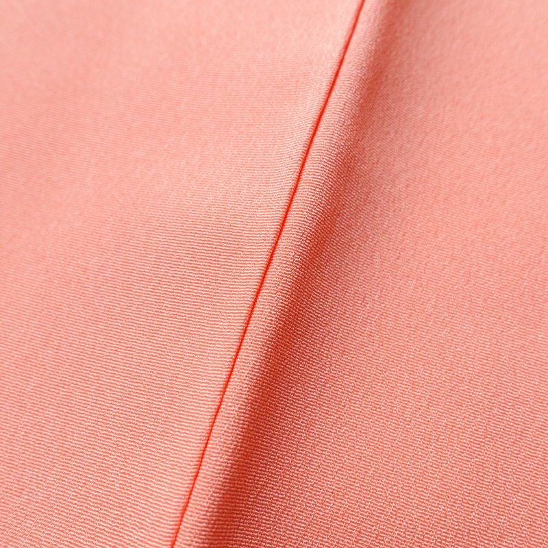 色無地 ポリエステル 古典柄 袷仕立て 身丈164cm 裄丈64cm 着物 ピンク_画像7