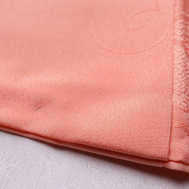 色無地 ポリエステル 古典柄 袷仕立て 身丈164cm 裄丈64cm 着物 ピンク_画像8