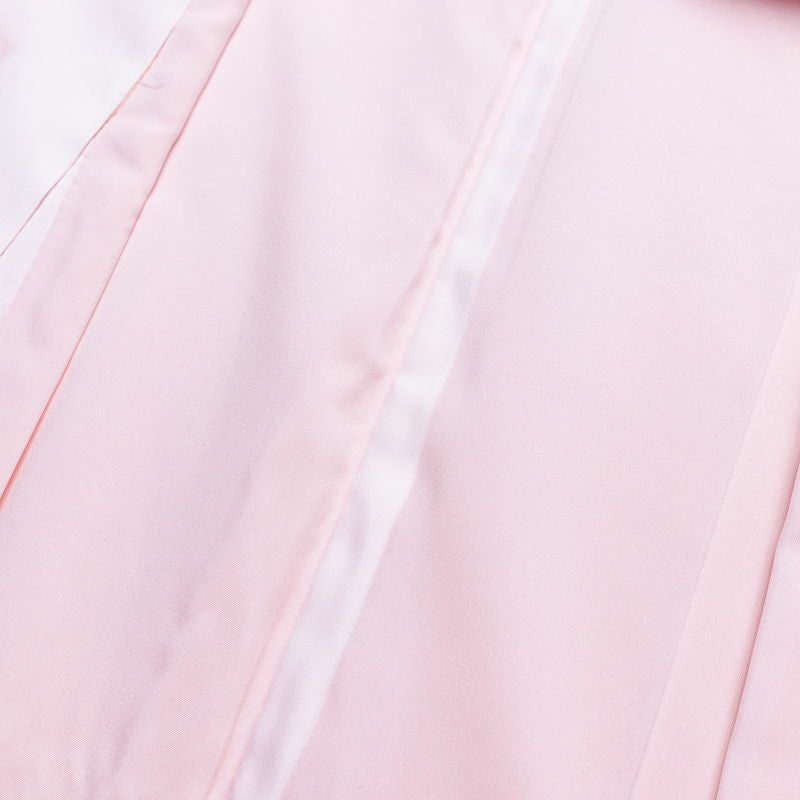 色無地 ポリエステル 古典柄 袷仕立て 身丈164cm 裄丈64cm 着物 ピンク_画像18