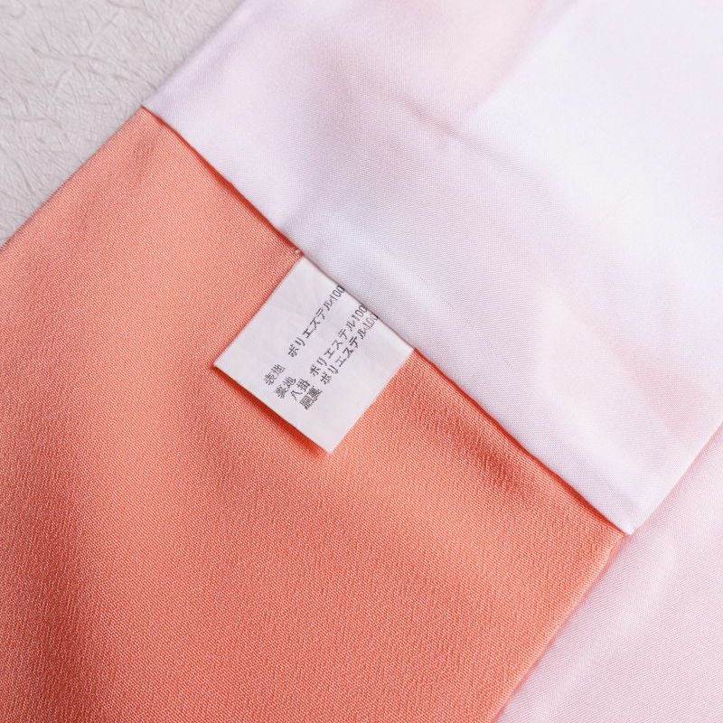 色無地 ポリエステル 古典柄 袷仕立て 身丈164cm 裄丈64cm 着物 ピンク_画像21