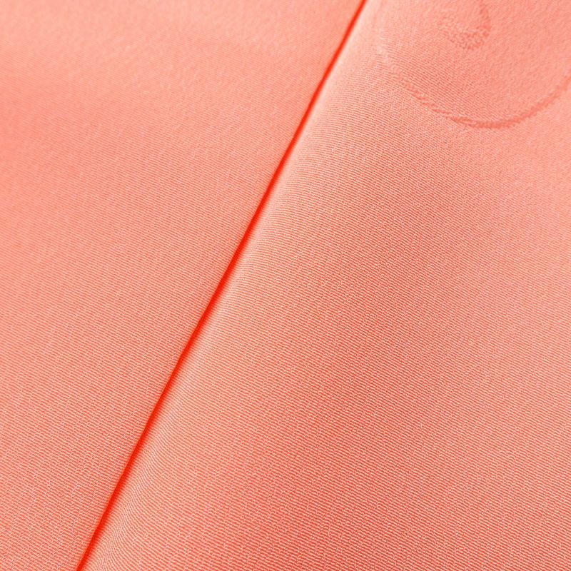 色無地 ポリエステル 古典柄 袷仕立て 身丈163.5cm 裄丈67cm 着物 ピンク_画像6