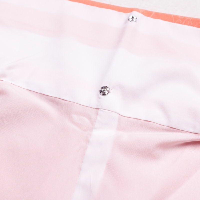 色無地 ポリエステル 古典柄 袷仕立て 身丈163.5cm 裄丈67cm 着物 ピンク_画像18