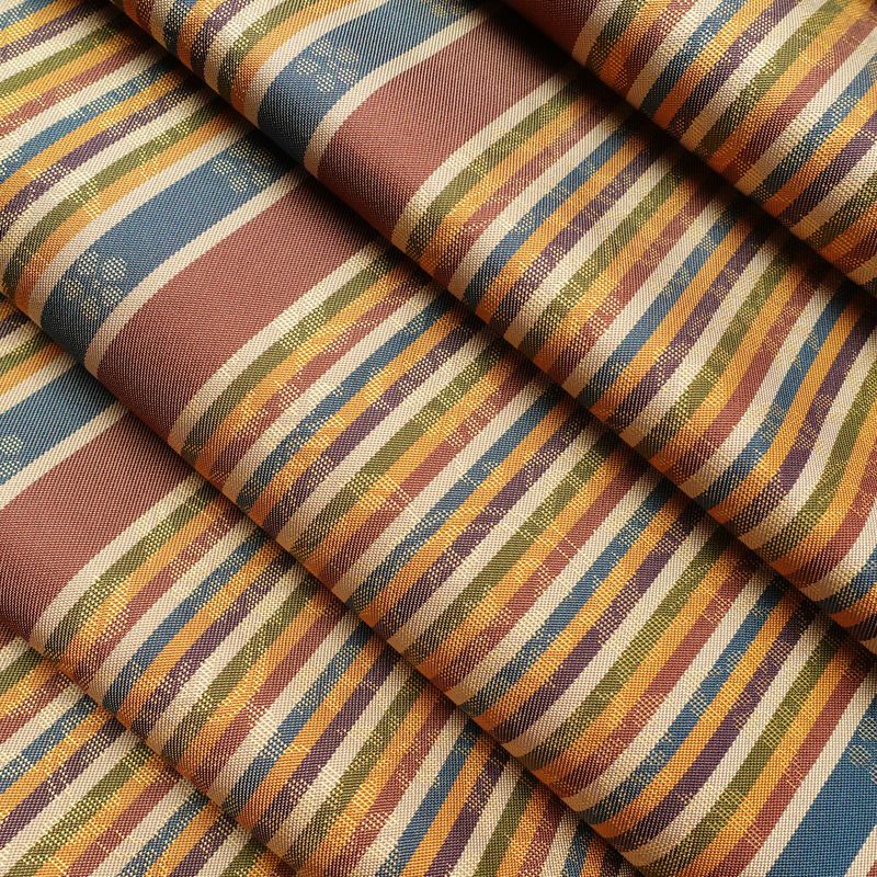 袋帯 全通柄 良品 フォーマル用 正絹 縞柄・線柄 多色使い_画像18