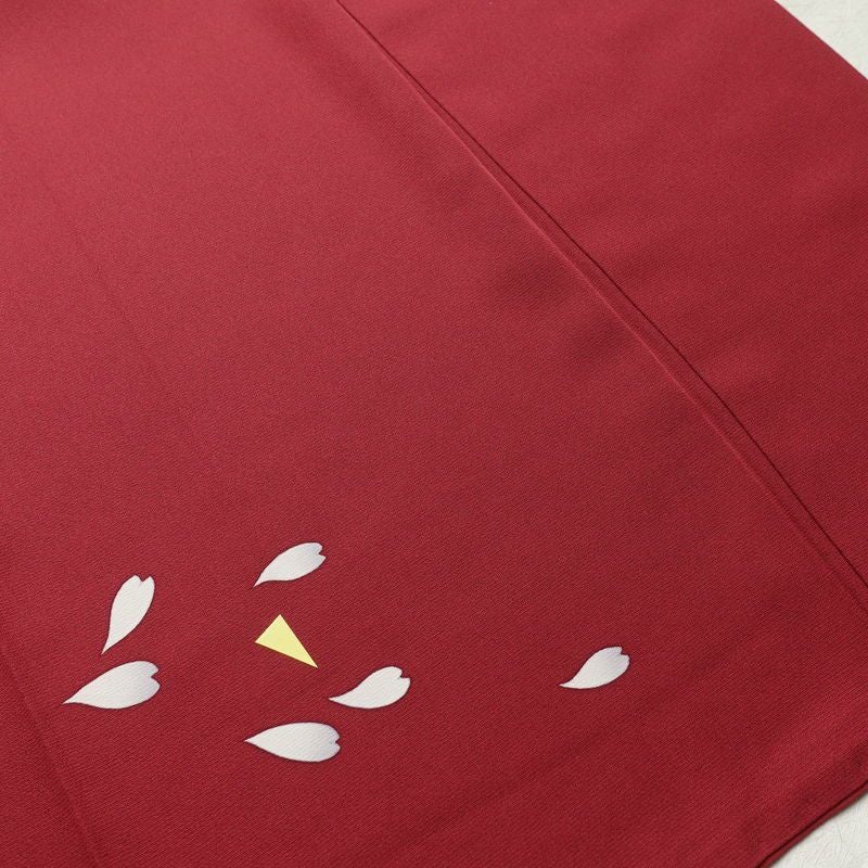 振袖 金駒刺繍 正絹 花柄 袷仕立て 身丈176cm 裄丈68cm 金彩 成人式 赤・朱_画像12