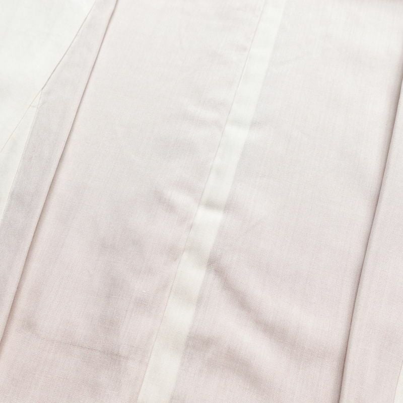 色無地 しつけ糸付き 正絹 幾何学柄・抽象柄 袷仕立て 着物 ピンク_画像16