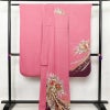 振袖 良品 正絹 古典柄 袷仕立て 身丈173cm 裄丈68cm 箔 金彩 フォーマル 着物 成人式 ピンク_画像2