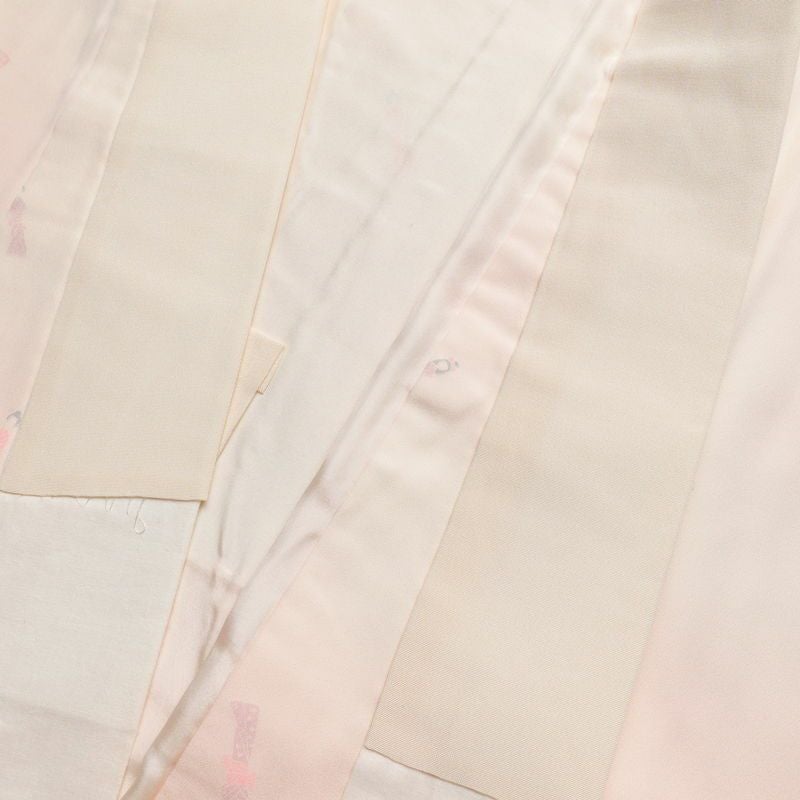 訪問着 長襦袢 セット商品 しつけ糸付き 正絹 風景柄 袷仕立て 身丈160cm 裄丈67.5cm フォーマル 着物 長襦袢 2点セット 青・紺_画像20