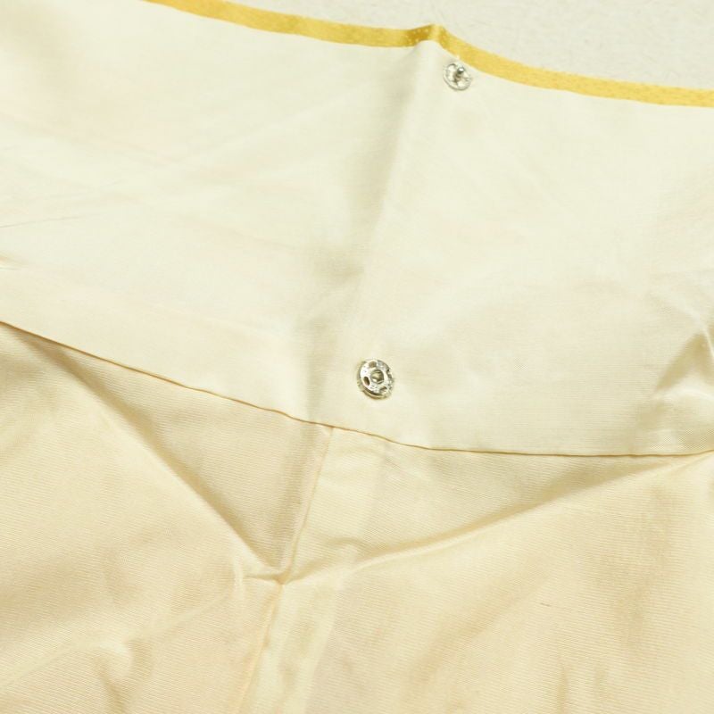 付け下げ ぼかし染め 正絹 流水・波柄 袷仕立て 身丈169.5cm 裄丈69.5cm 共八掛 着物 橙_画像18