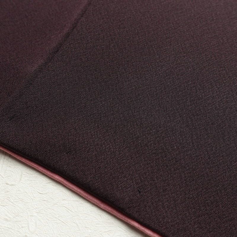 付け下げ 縮緬 正絹 花柄 袷仕立て 身丈150.5cm 裄丈65cm 金彩 フォーマル 着物 紫・藤色_画像9