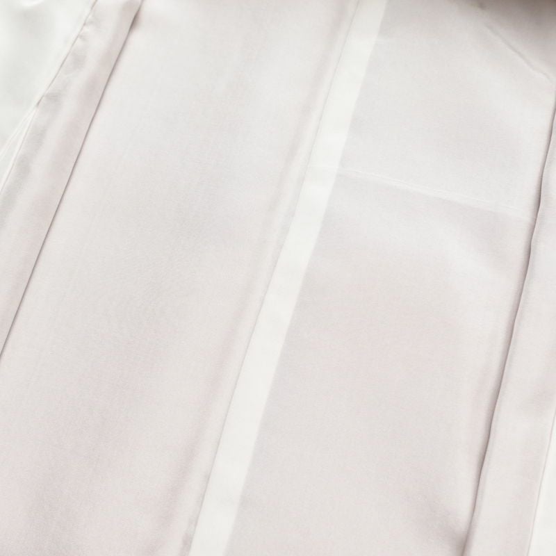 色留袖 良品 紬地 五つ紋付き 正絹 古典柄 袷仕立て 身丈160.5cm 裄丈67cm 箔 一部しつけ糸付き 金彩 フォーマル 着物 紬生地 ピンク_画像20