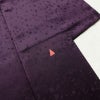 色無地 一つ紋付き 正絹 幾何学柄・抽象柄 袷仕立て 身丈161.5cm 裄丈65.8cm 一部しつけ糸付き 紫・藤色_画像10