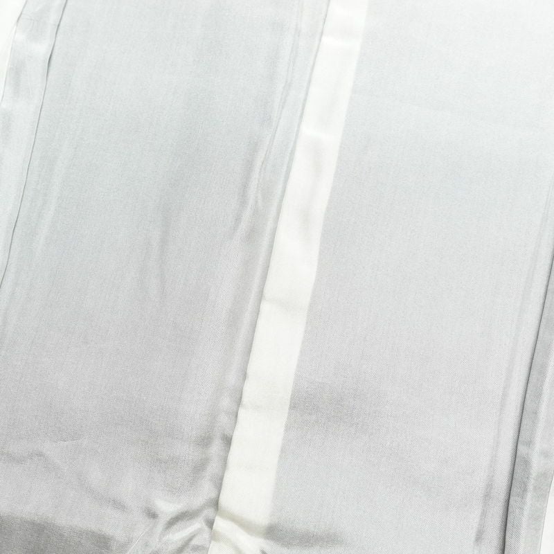 色無地 一つ紋付き 正絹 幾何学柄・抽象柄 袷仕立て 身丈161.5cm 裄丈65.8cm 一部しつけ糸付き 紫・藤色_画像18