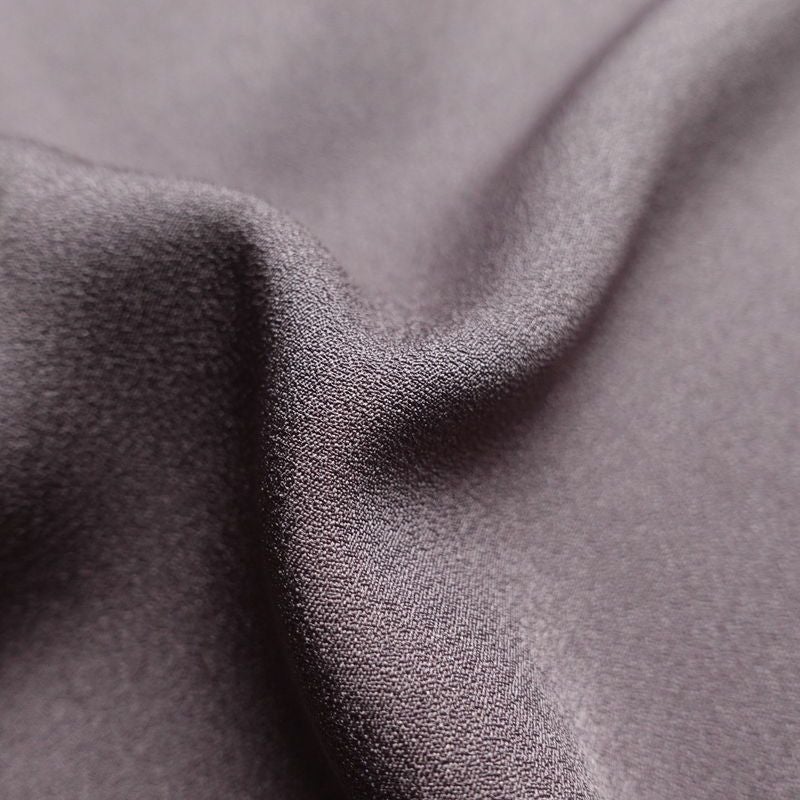 訪問着 良品 正絹 風景柄 袷仕立て 身丈161cm 裄丈65.5cm フォーマル 着物 紫・藤色_画像21