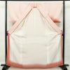 付け下げ 良品 しつけ糸付き 一つ紋付き 正絹 その他の柄 袷仕立て 身丈161.5cm 裄丈66.5cm 附下 着物 ピンク_画像3
