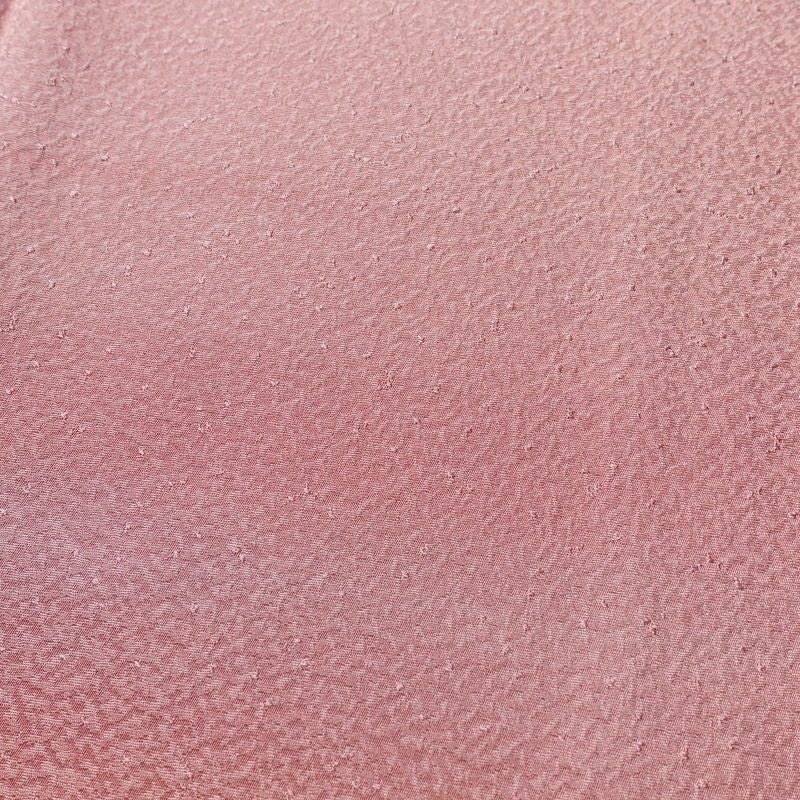 小紋 正絹 その他の柄 袷仕立て 身丈164.5cm 裄丈67.5cm ピンク_画像7