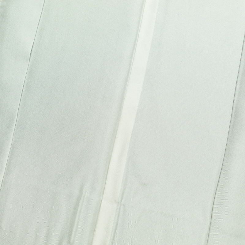 大島紬 美品 色泥染 証紙あり しつけ糸付き 正絹 幾何学柄・抽象柄 袷仕立て 身丈153.5cm 裄丈64.5cm 緑・うぐいす色_画像17