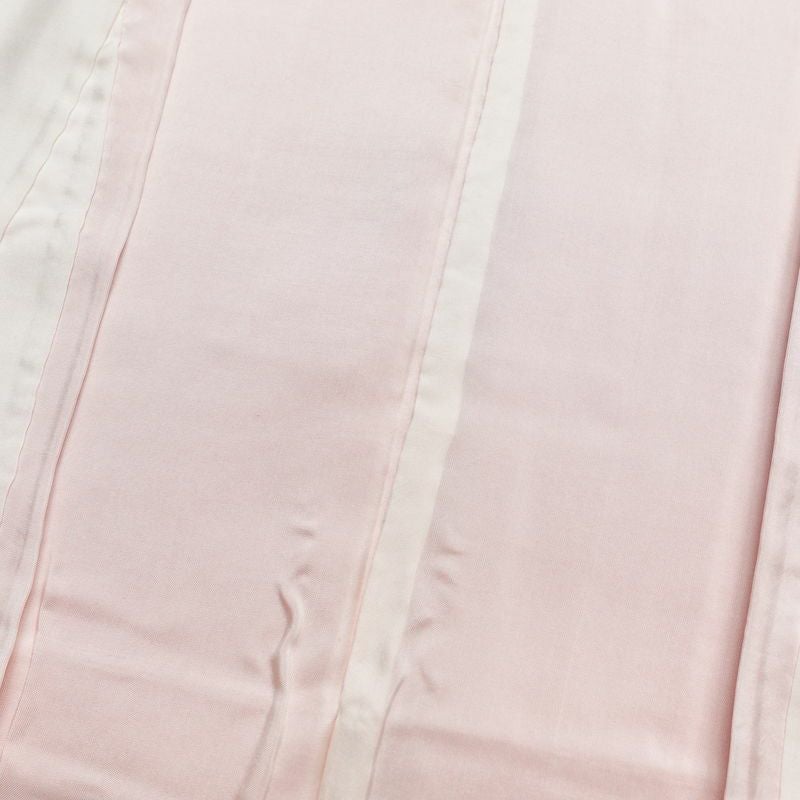 色無地 良品 しつけ糸付き 縮緬 正絹 その他の柄 袷仕立て 身丈158.5cm 裄丈64.5cm ピンク_画像18