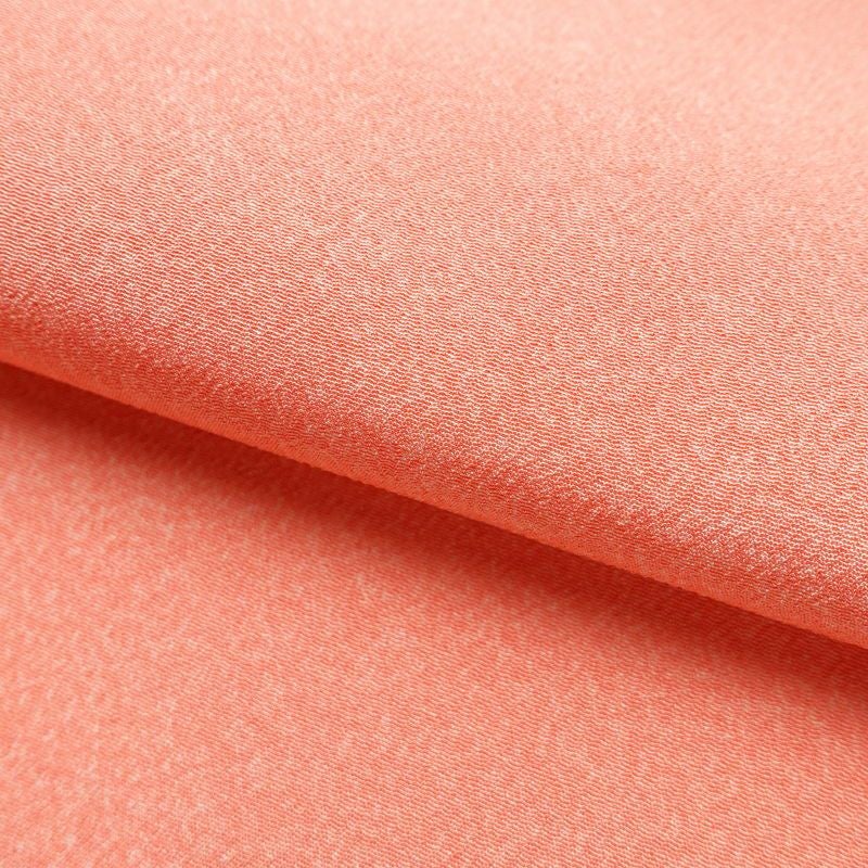 色無地 良品 しつけ糸付き 縮緬 正絹 その他の柄 袷仕立て 身丈158.5cm 裄丈64.5cm ピンク_画像20