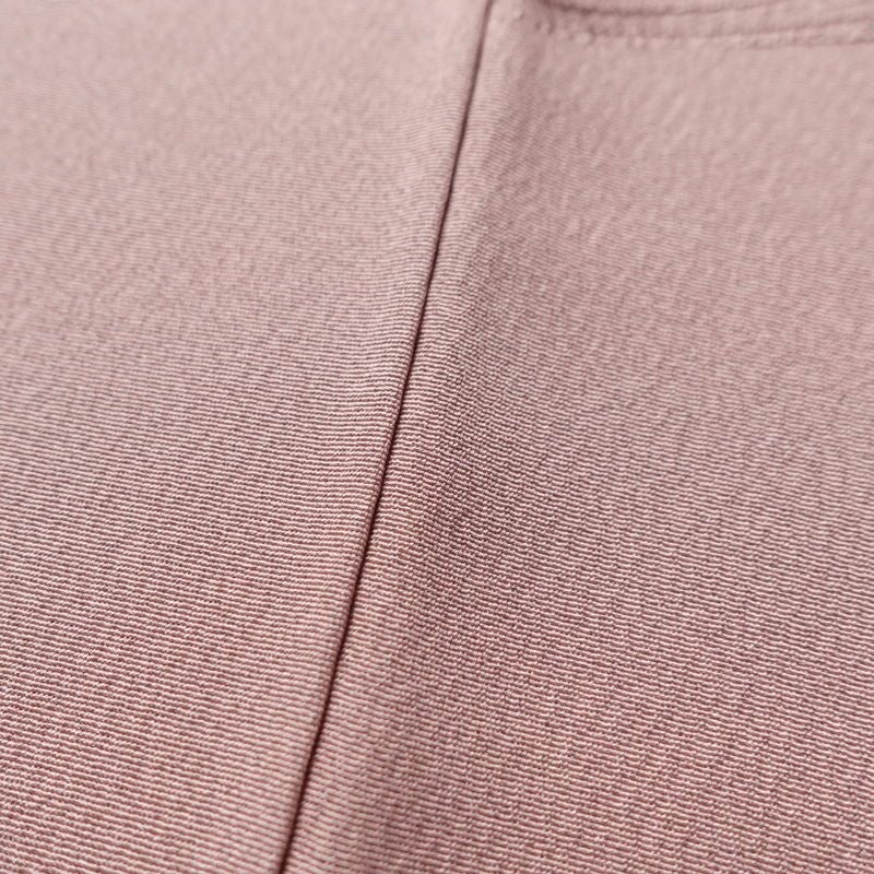 色無地 良品 しつけ糸付き 一つ紋付き 正絹 流水・波柄 袷仕立て 身丈159cm 裄丈65.5cm ピンク_画像9